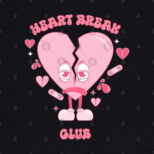 Heart Break Club by thenewkidprints